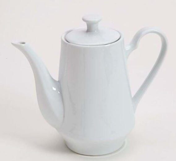 Limited Stock 23oz Pearl White Coffee/Tea Pot