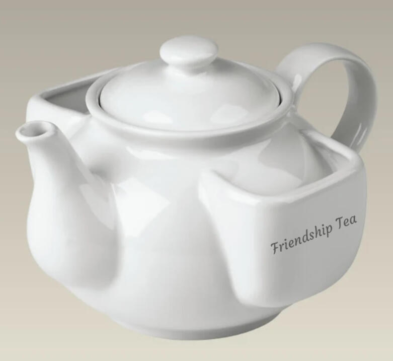 Azure Bay Resort Printed Teapot